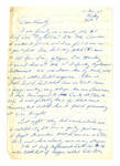 Ammons' first letters home during his first tour, November 10, 1967, Page 1