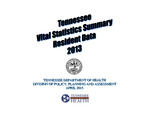 Tennessee Vital Statistics Summary Resident Data 2013